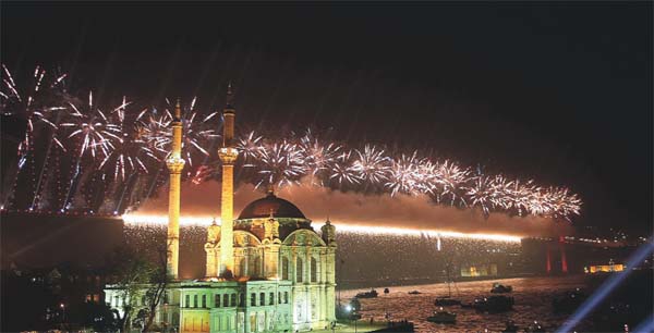 Istanbul doček Nove godine