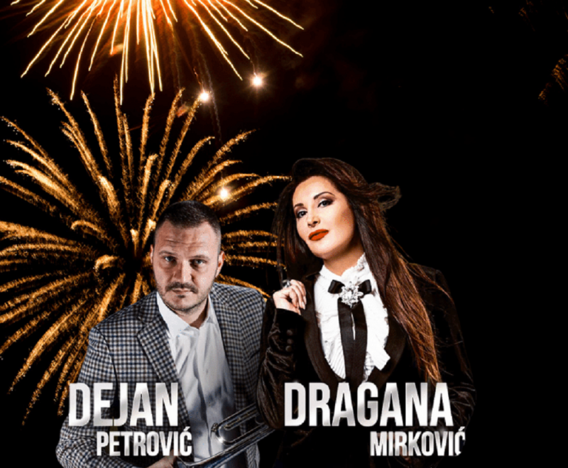 Spektakularni doček u event centru Pjević uz Draganu Mirković i Dejana Petrovića