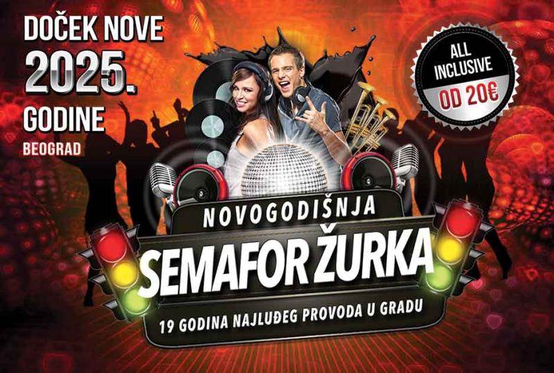 Crveno, žuto, zeleno - Semafor žurka za one koji žele nešto drugačije!