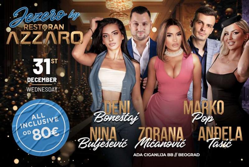 Restoran Jezero by Azzaro Nova godina uz pevače koji znaju da naprave žurku!