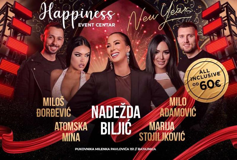 Happiness Event Centar Nova godina 2026 - provod koji pomera granice zabave!