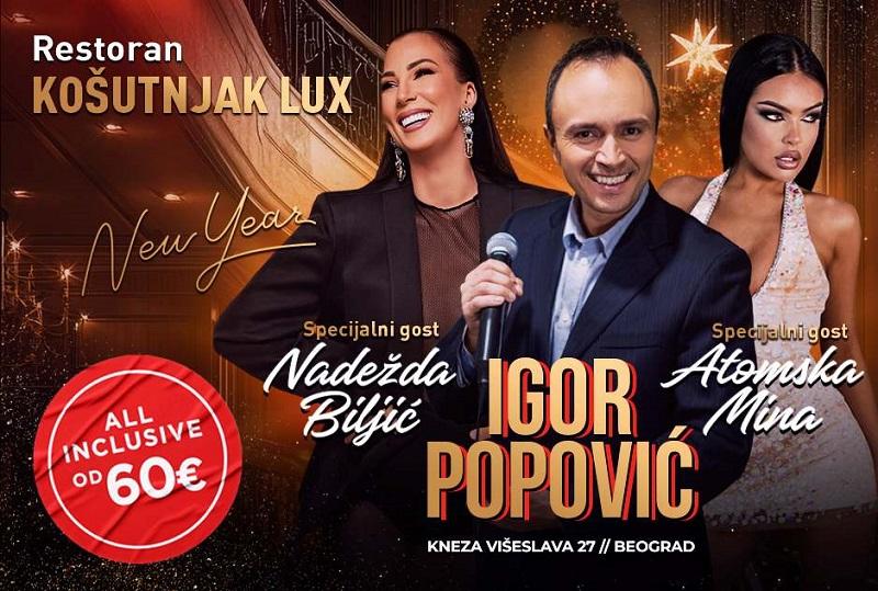 Restoran Košutnjak Lux Nova godina - ekskluzivna ponuda u jednom od najprestižnijih restorana