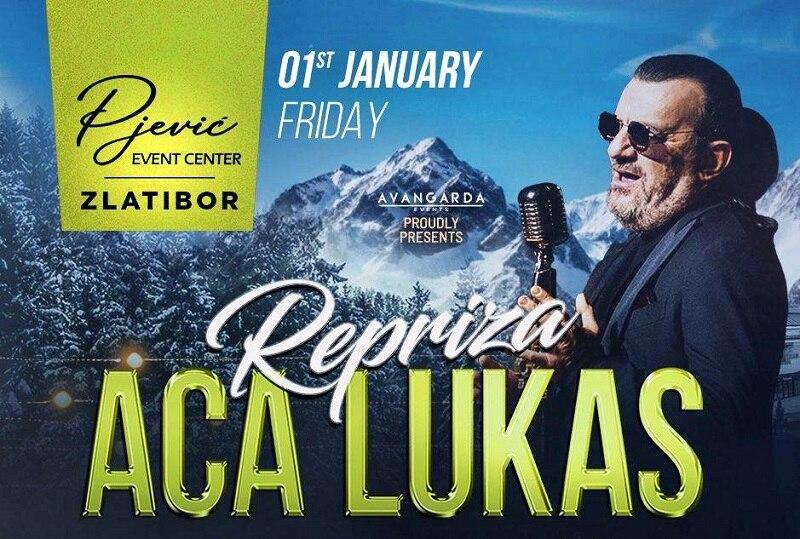 Event Centar Pjević repriza Nove godine 2027 - luksuzna noć uz Acu Lukasa
