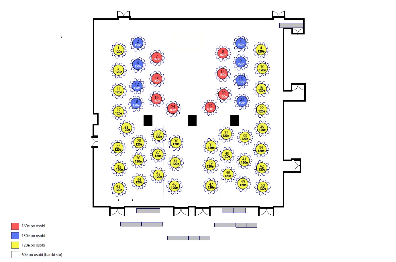 Hotel Crowne Plaza Nova year 2019 map