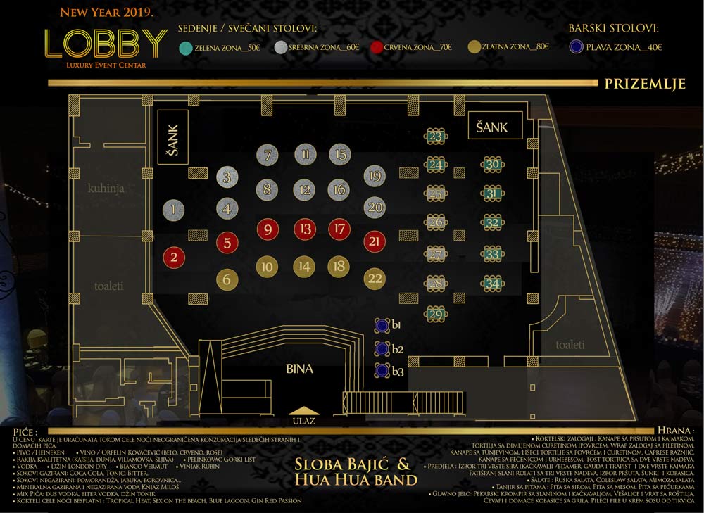 lobby event centar docek nove godine mapa