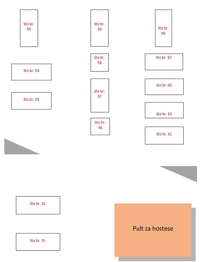 restoran bela reka nova godina mapa sedenja