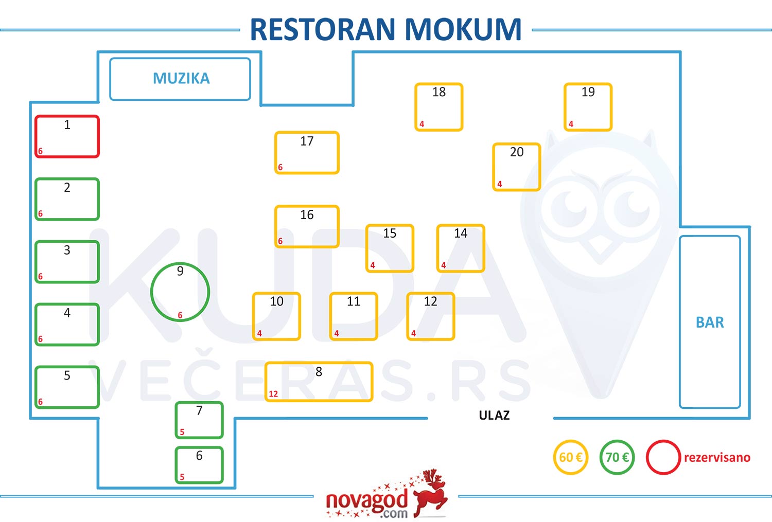 restoran mokum hotel amsterdam nova godina mapa sedenja