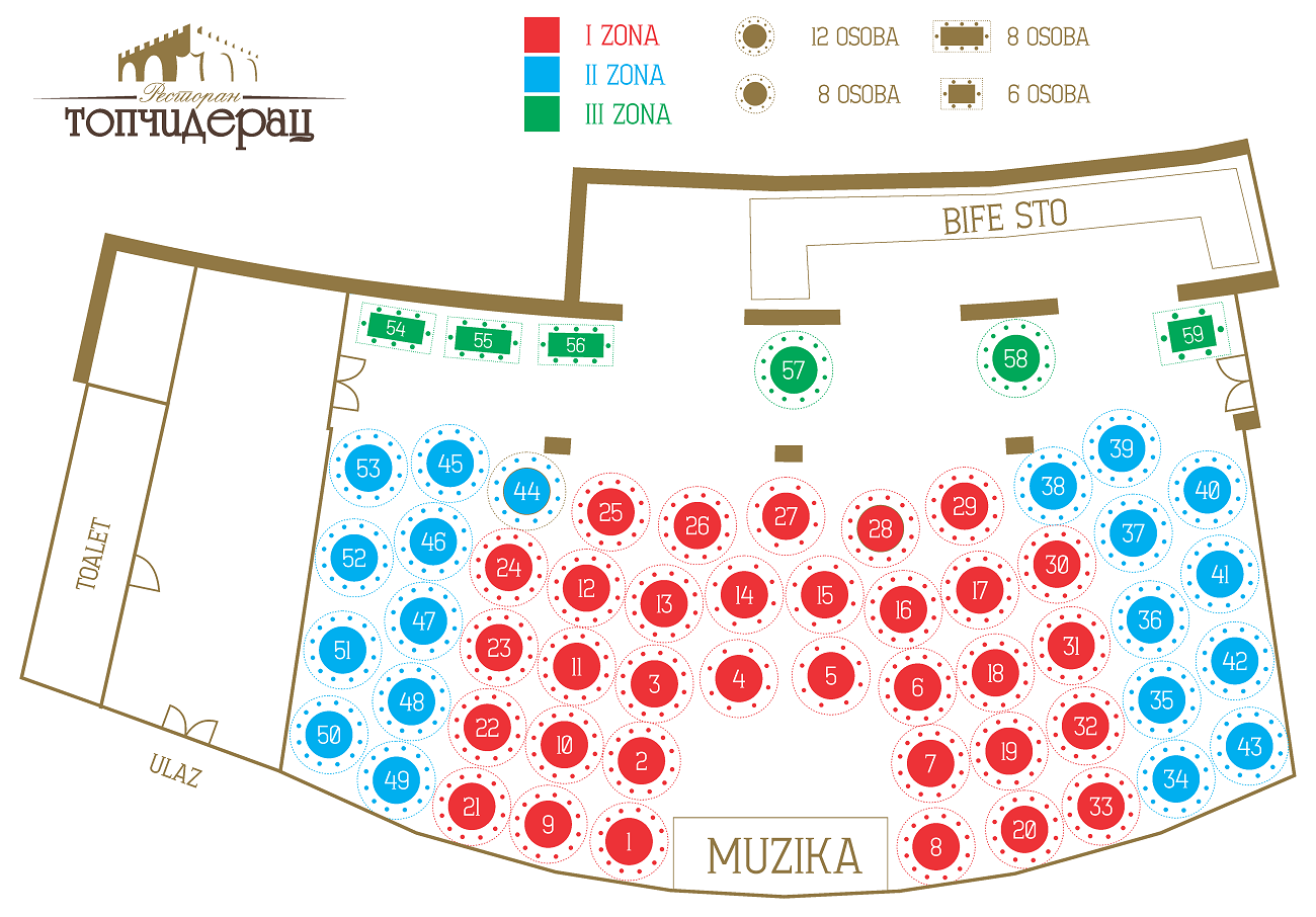 RESTORAN TOPCIDERAC MAPA