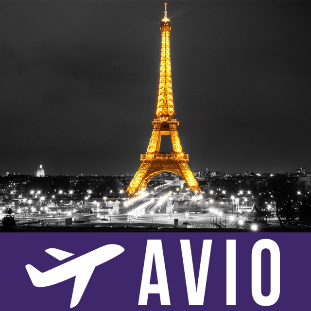 Pariz 5 dana avion doček Nove Godine