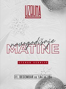 Splav kafana Uzbuna matinee Nova godina