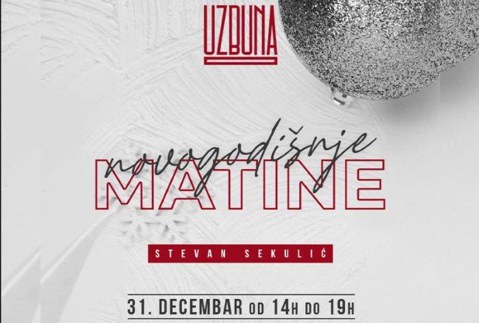 Splav kafana Uzbuna matinee Nova godina